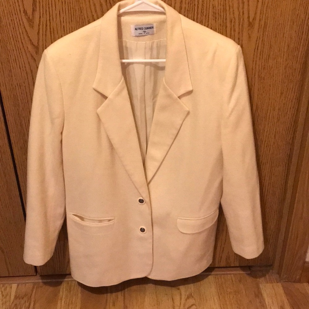 Cream Colored/Off White Blazer